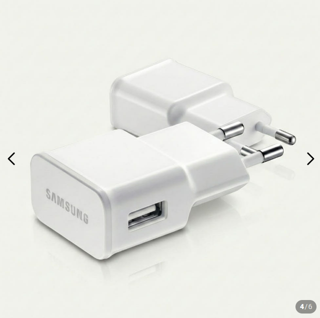 Samsung純正7.75W充電器の実物写真