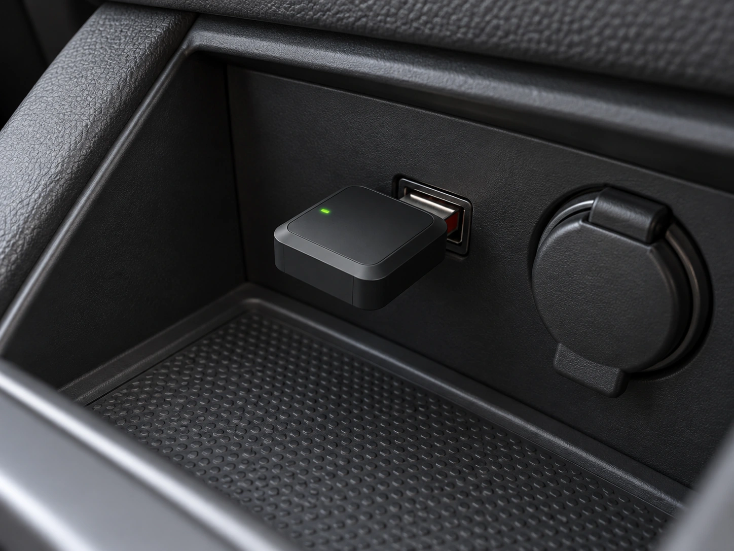 CAST Lite connecté au port USB du véhicule